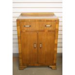 TALLBOY - an art deco style tall boy or bedroom cabinet. Measuring 109x75x43cm.