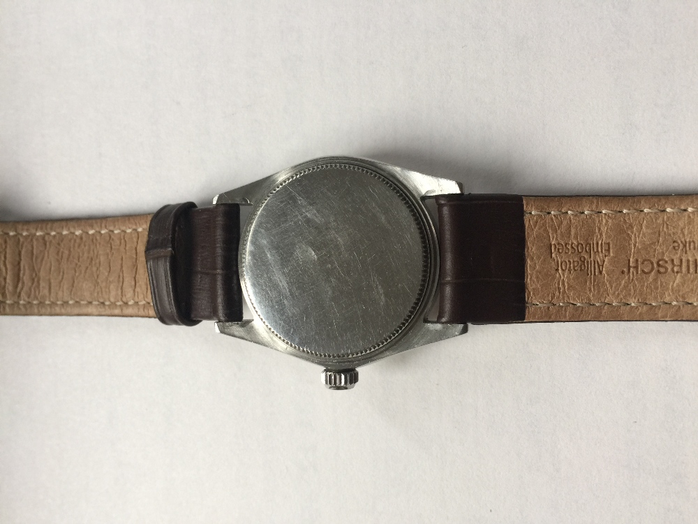 ROLEX OYSTERDATE PRECISION - gents mid-size automatic watch c.1965 on a Hirsch Duke alligator strap. - Image 8 of 8