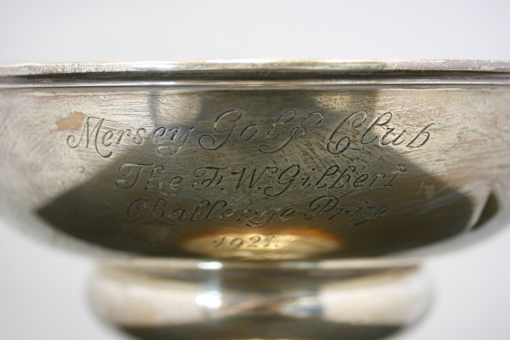 BOODLES TROPHY - a Boodle & Dunthorne silver trophy inscribed 'Mersey Golf Club The F. W. - Image 2 of 9