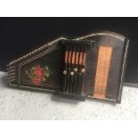 AUTO HARP - early 20th century chord-zither auto harp.