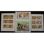 THE DOLLY GIRLS - MR TOAD - 3 watercolour and ink storyboards for Playhour to include 2 solely