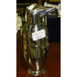 Silver plated penguin cocktail shaker