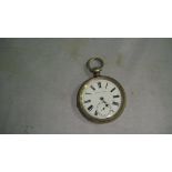 Early 20th century pocket watch  with subsidiary second dial,