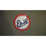 Vintage style enamel Esso sign