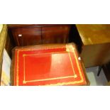 Reproduction mahogany inlaid cabinet,