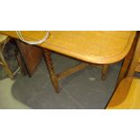 Vintage barley twist gateleg table