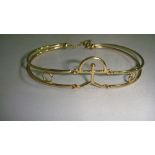 Silver gilt bracelet