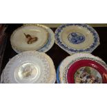 Assorted commemorative plates including Gladstone, Sir George White,