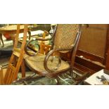 Thonet type childs rocking chair