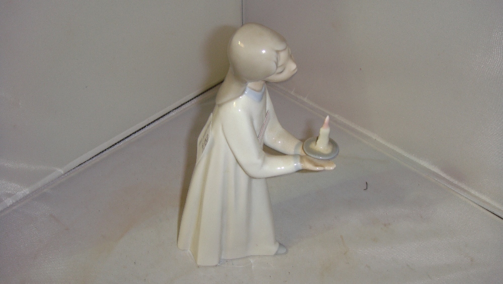 Lladro figure Girl with candle