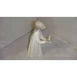 Lladro figure Girl with candle