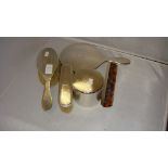 Silver back dressing table set (harlequin) including powder jar 275 g ,