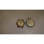 Vintage Kosta 25 Ruby Automatic Nivaflex Gents wristwatch & Olma fob watch