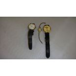 Ladies evening dress watch & two gents watches