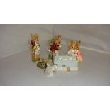 Royal Doulton Billie Bunnykins Cooling Off, Bunnykins Tally Ho,