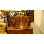 Vintage suede coat 112 cms long