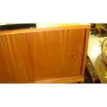 3 x Retro teak modular wall hanging units