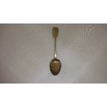 Solid silver spoon Exeter John Stone 1860 30 g (west Country interest )