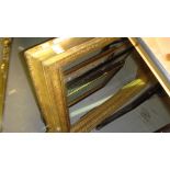 Pictures and prints and 19th century gilt and gesso picture frame