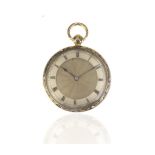 OROLOGIO DA TASCA VACHERON A GENEVE, N. 29232, 1820 CIRCA, IN ORO E SMALTI Cassa interamente