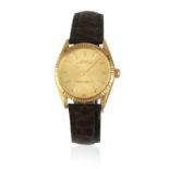 OROLOGIO DA POLSO ROLEX OYSTER PERPETUAL,  REF.1005/8, CASSA N. RSC 1402, IN ORO GIALLO 18 K Cassa