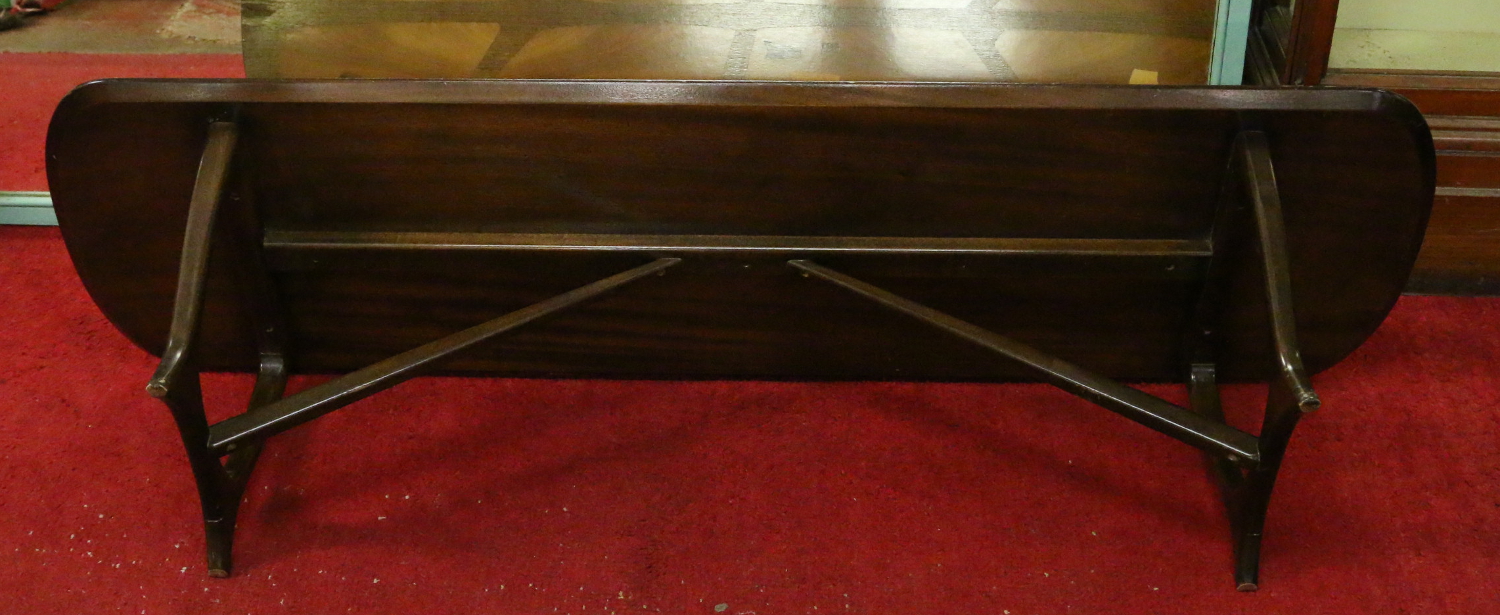 An Ercol style coffee table inlaid with specimen woods. Condition Report. To be used as a guide - Image 2 of 4