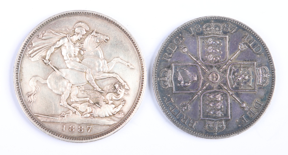 1887 Victoria silver jubilee crown, - Image 4 of 4