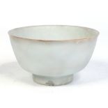 A Robin's egg blue Chinese bowl. Christie's, probably Nanking cargo, 14.5cm diameter.