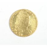 George III (1760-1820) gold guinea forth bust 1774, 8.34g. F.