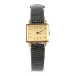 A ladies 1960s 18 carat gold cased Patek Philippe manual wristwatch.