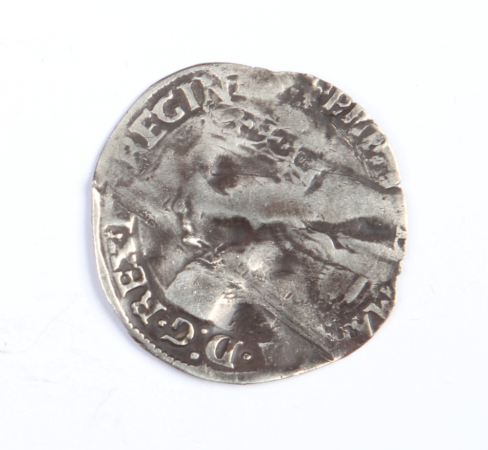 A 16th century fine silver Tudor coin, worn condition 23mm, 1.74g AG.