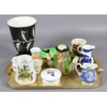 A tray lot of collectables to include Beswick, Sylvac, Royal Doulton, Wedgwood, Noritake,