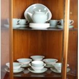 A Wedgwood part teaset to include teapot, dishes and saucers etc.