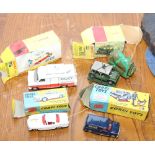 A collection of boxed Corgi, Matchbox Dinky model cars and vans etc.