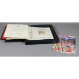 A Futera platinum Manchester United European cup 1999 limited edition imperial bonded leather card