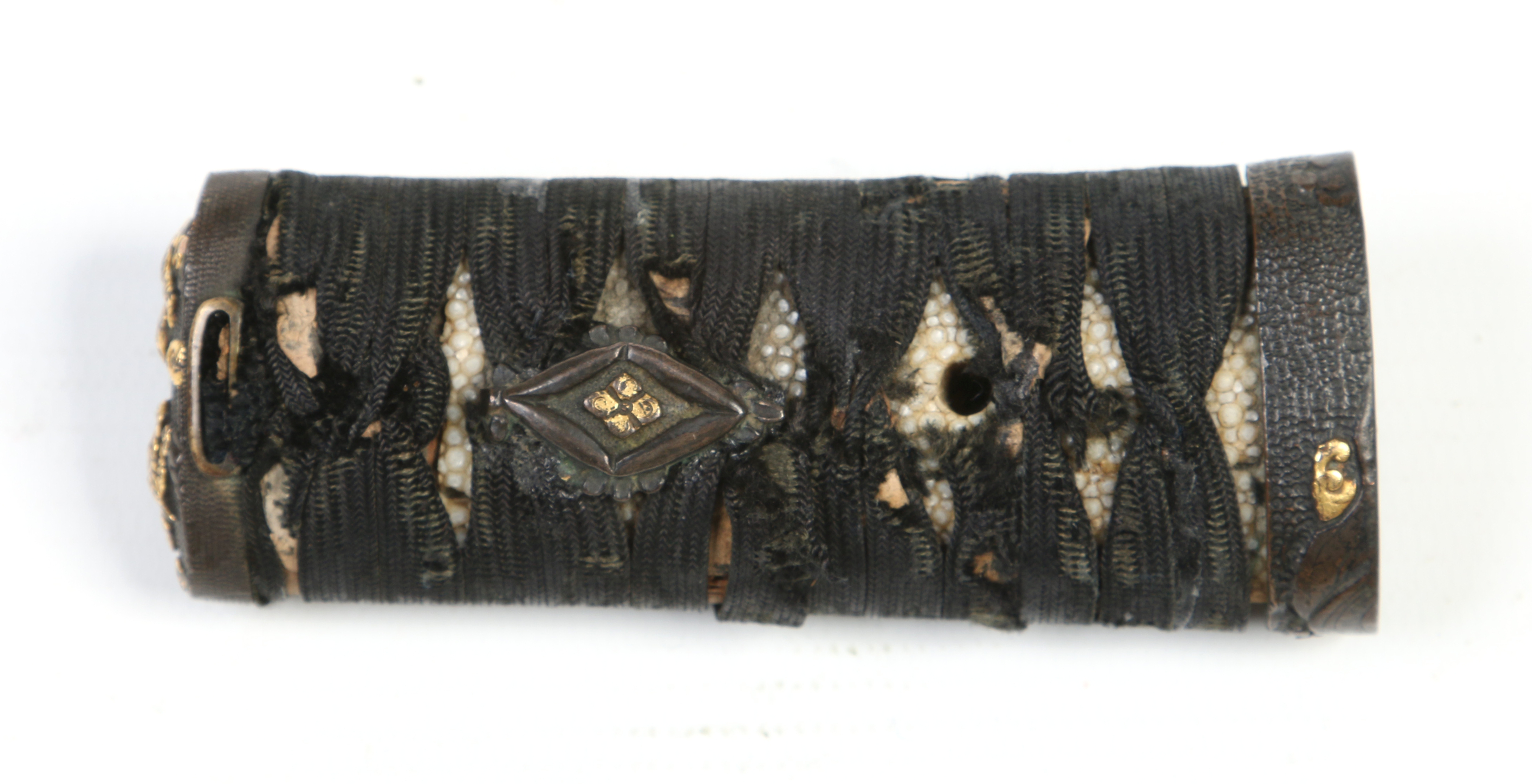 A Japanese Edo period tanto dagger in lacquered sheath. - Image 11 of 12