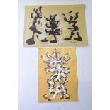 Pair Jacques Lipschitz (1891-1973) Abstract Prints