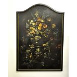 19th Century Oil on Panel Floral Still Life