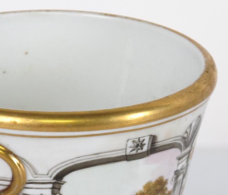 English Porcelain Cache Pot - Image 6 of 9