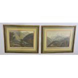 Pair J.B. Fraser Landscape Etching