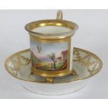 Sevres Scenic Cup and Saucer