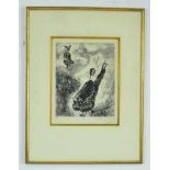 Marc Chagall (1887-1985) Signed Aquatint Etching