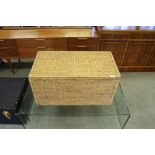 3 wicker storage bins