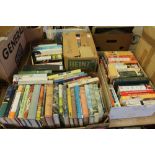 4 boxes of books