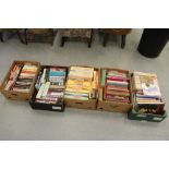 5 Boxes of assorted books