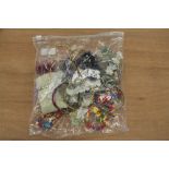 Bag of costume jewellery