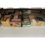 5 boxes of books