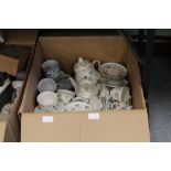 Box of Villeroy and Boch tea wares, etc.