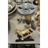 Highland stoneware items and sheep design figures