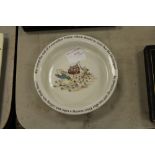 Peter Rabbit Wedgwood child's bowl